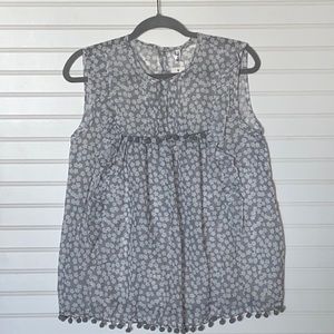 OPlus Sleeveless Blouse Sheer Gray